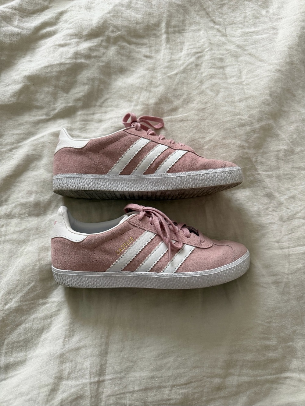 Adidas Gazelle Pink Suede Sneakers